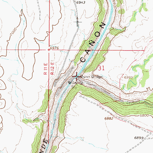 Topographic Map of Arroyo Hondo, NM