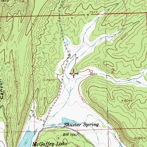 Topographic Map of Seep Tank, NM