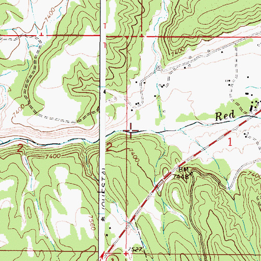 Topographic Map of Embargo Spring, NM