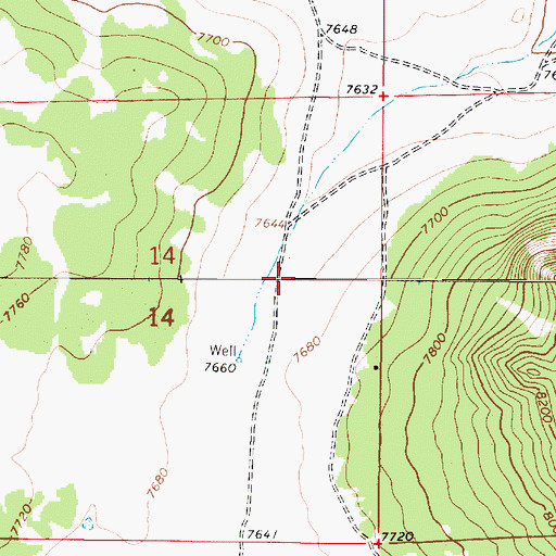 Topographic Map of Chiflo Game Water Unit, NM