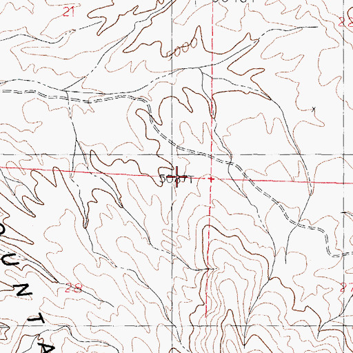 Topographic Map of Nakaye Group, NM