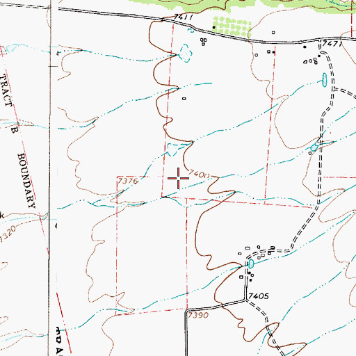 Topographic Map of Watson School, NM