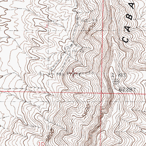 Topographic Map of Marian Mine, NM