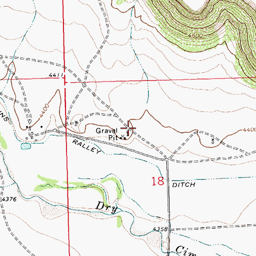 Topographic Map of Independence Group, NM