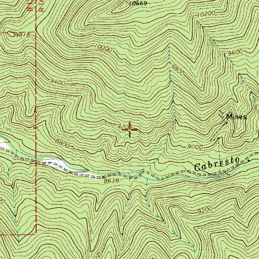 Topographic Map of Hornet Group, NM