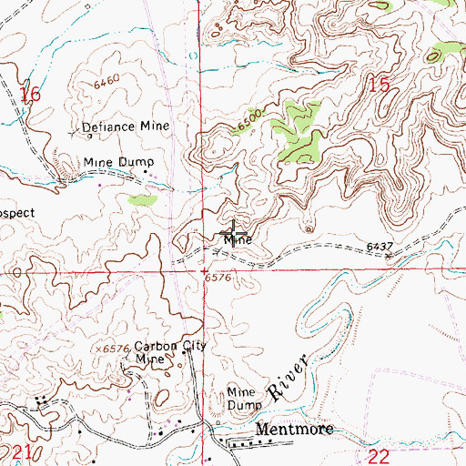 Topographic Map of McDermott Et Al Prospect, NM