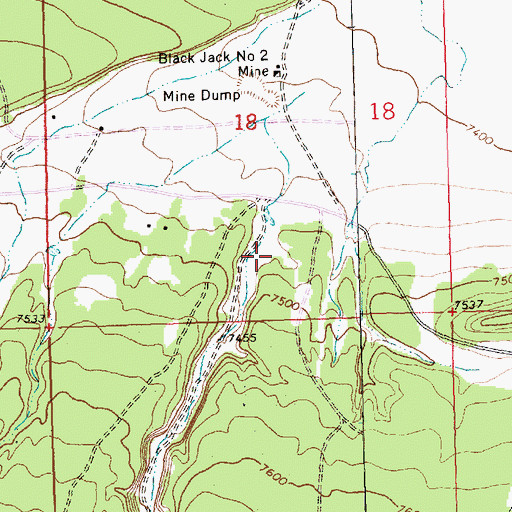 Topographic Map of Mac Number Two, NM