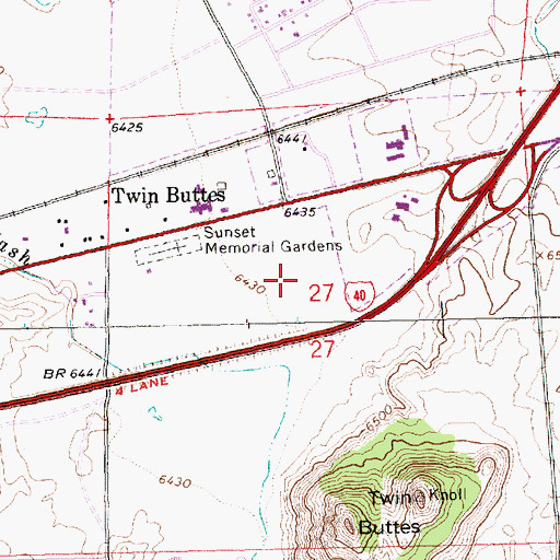 Topographic Map of Tomada Coal Mine, NM