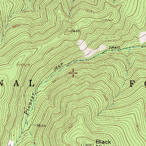 Topographic Map of Tom Boy, NM