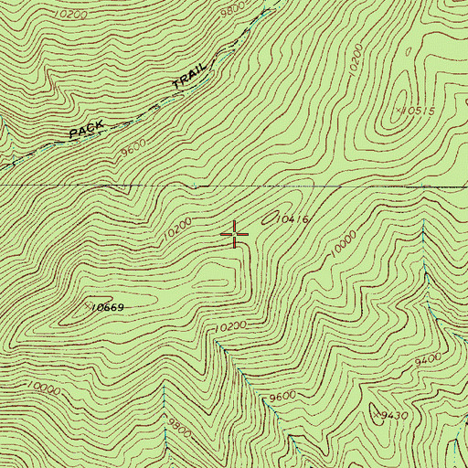 Topographic Map of Iron King Prospect, NM