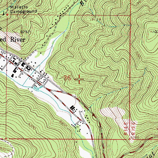 Topographic Map of Ione, NM