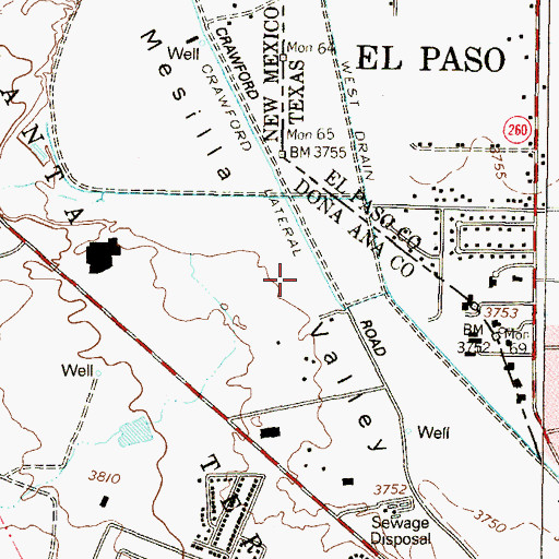 Topographic Map of NM 4911302 Water Well, NM