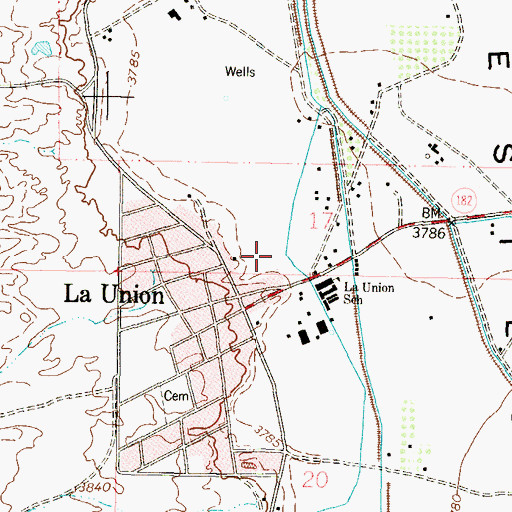 Topographic Map of Q-59 Water Well, NM