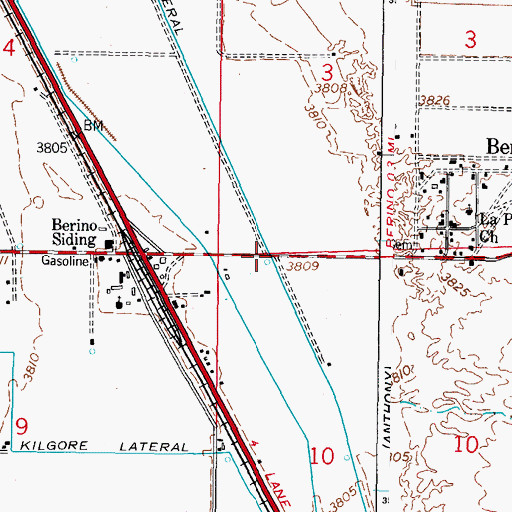 Topographic Map of LM-5 Water Well, NM