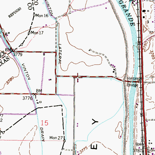 Topographic Map of City 301 Water Well, NM