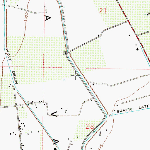 Topographic Map of Q-55 Water Well, NM