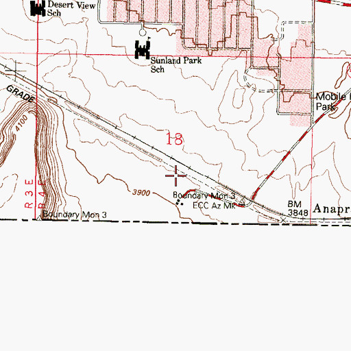 Topographic Map of TX U 56 Water Well, NM