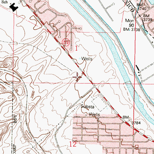Topographic Map of U 35 Water Well, NM