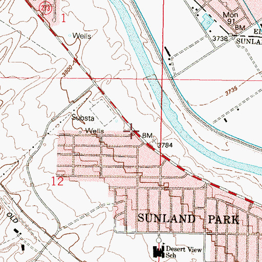 Topographic Map of U 68 Water Well, NM