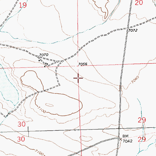 Topographic Map of 16T588 Water Well, NM