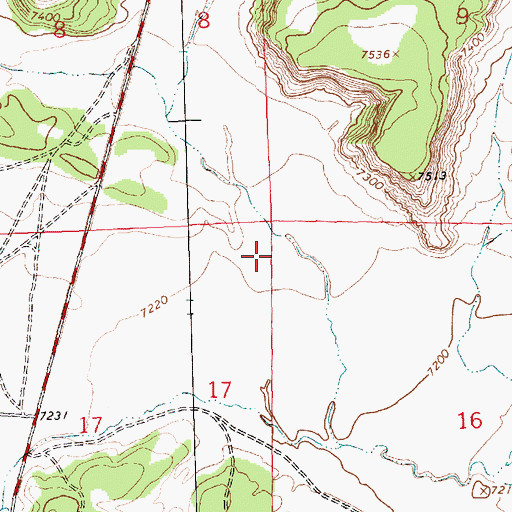 Topographic Map of 16T-594 Water Well, NM