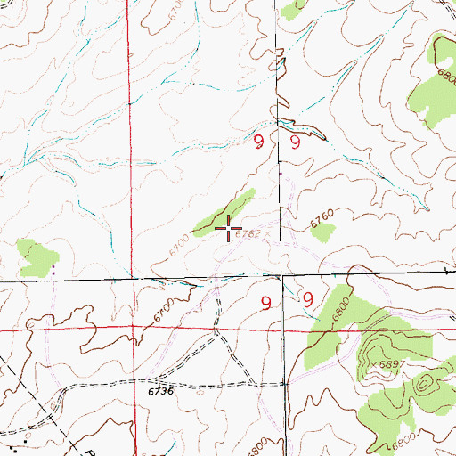 Topographic Map of 16T-526 Water Well, NM