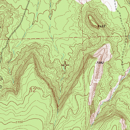 Topographic Map of 320 Water Well, NM