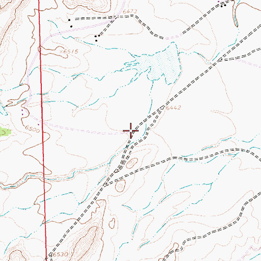 Topographic Map of 14T-532 Water Well, NM