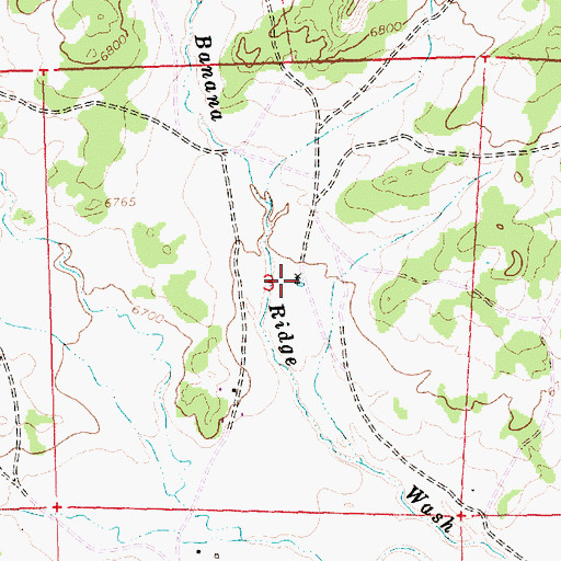Topographic Map of 16T-524 Water Well, NM