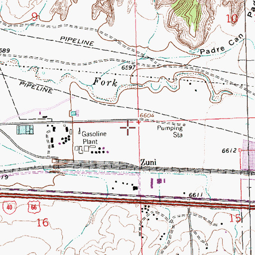 Topographic Map of Wingate E Water Well, NM