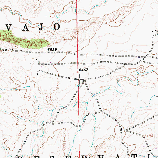 Topographic Map of 14K-314 Water Well, NM