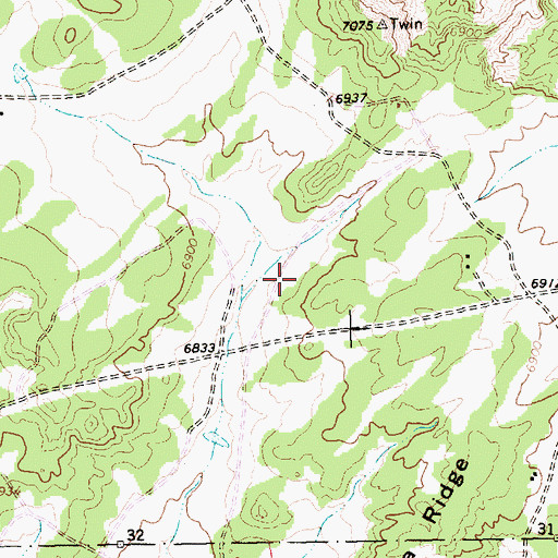 Topographic Map of 14T-533 Water Well, NM