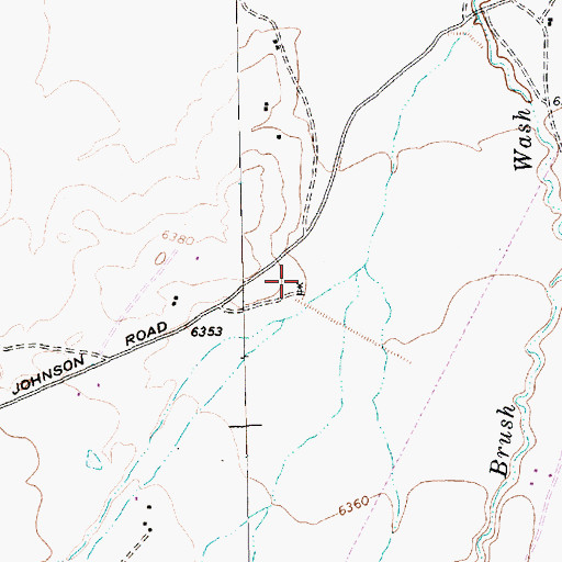 Topographic Map of 14K-318 Water Well, NM