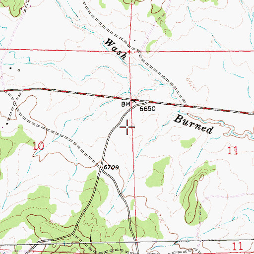 Topographic Map of 16T-608 Water Well, NM