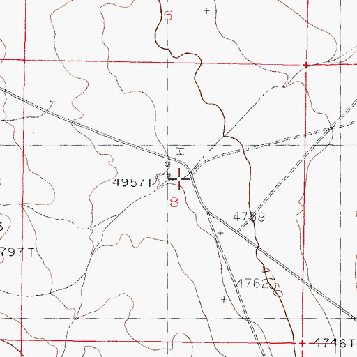 Topographic Map of Corner Windmill, NM