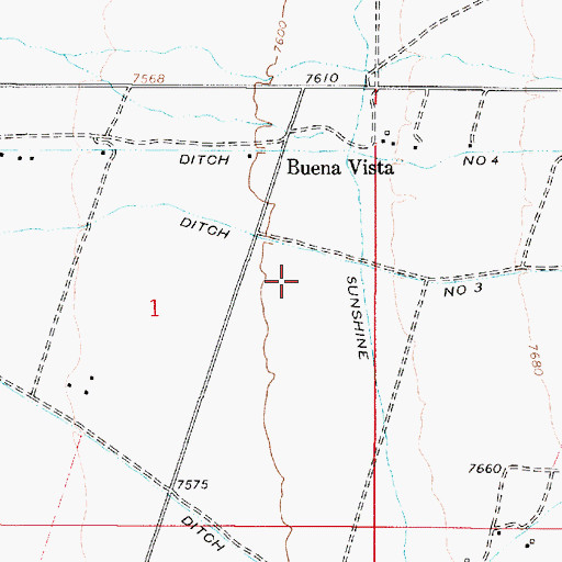 Topographic Map of 10021 Water Well, NM