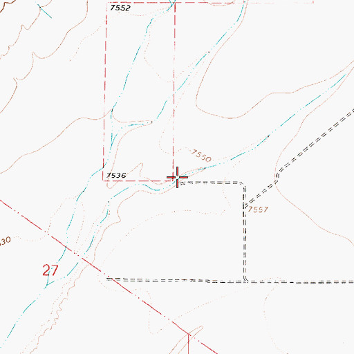 Topographic Map of 10018 Water Well, NM
