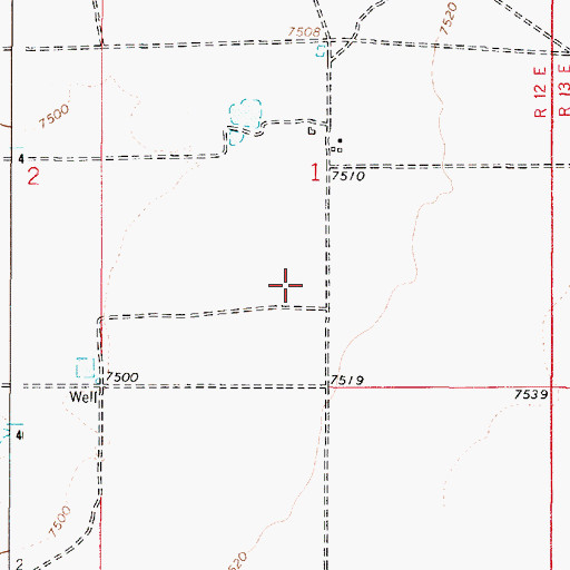 Topographic Map of Water Well 3, NM