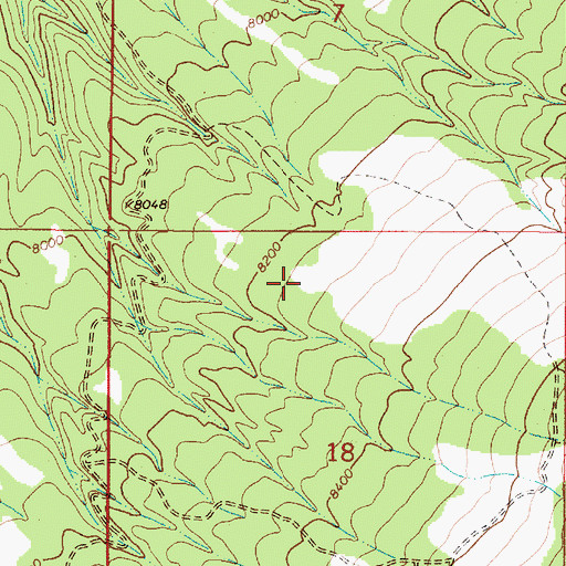 Topographic Map of 10023 Water Well, NM