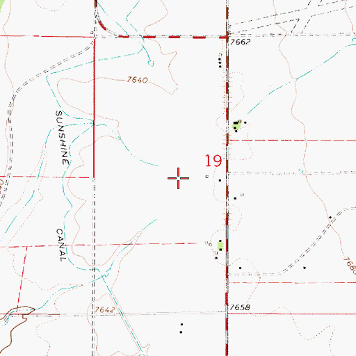 Topographic Map of 10024 Water Well, NM