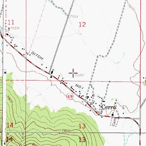 Topographic Map of PUBSUP Water Well 1, NM