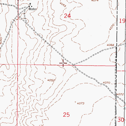 Topographic Map of Chaparral, NM