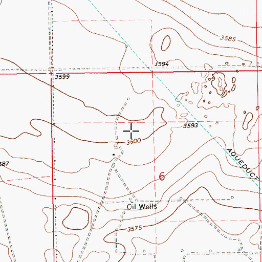 Topographic Map of S and W Cattle Company, NM