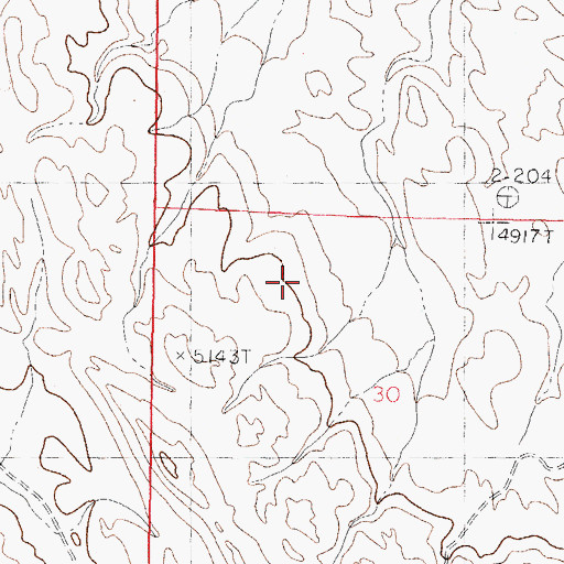Topographic Map of Barney Lorio Number 1 Spring, NM