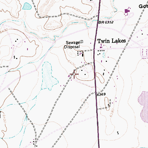 Topographic Map of PWSI000269 Water Well, NM