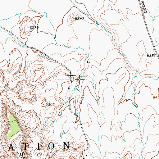 Topographic Map of ERC 17-1 Water Well, NM