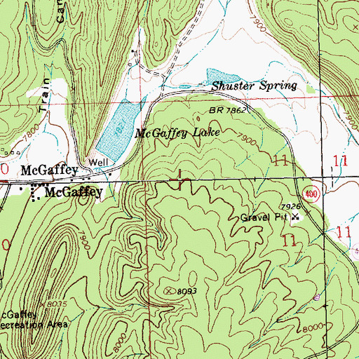 Topographic Map of Fort Wingate Historic Site, NM