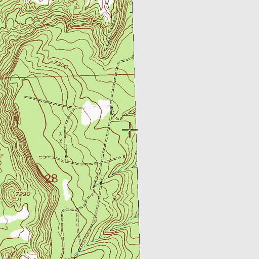 Topographic Map of Glenn and Edith Mine, NM