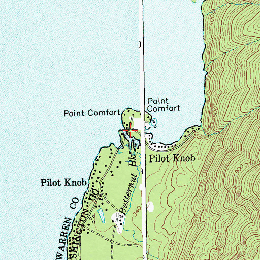 Topographic Map of Butternut Brook, NY