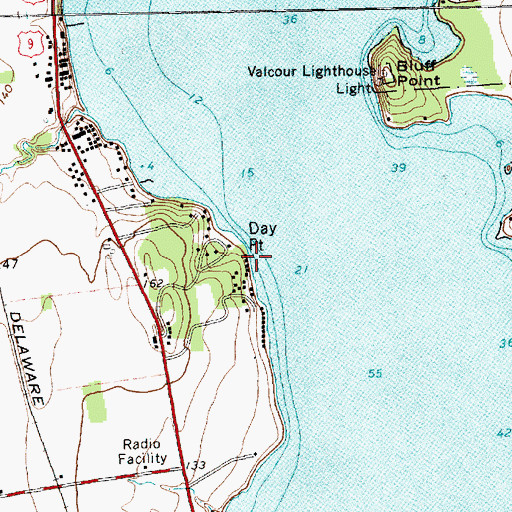 Topographic Map of Day Point, NY